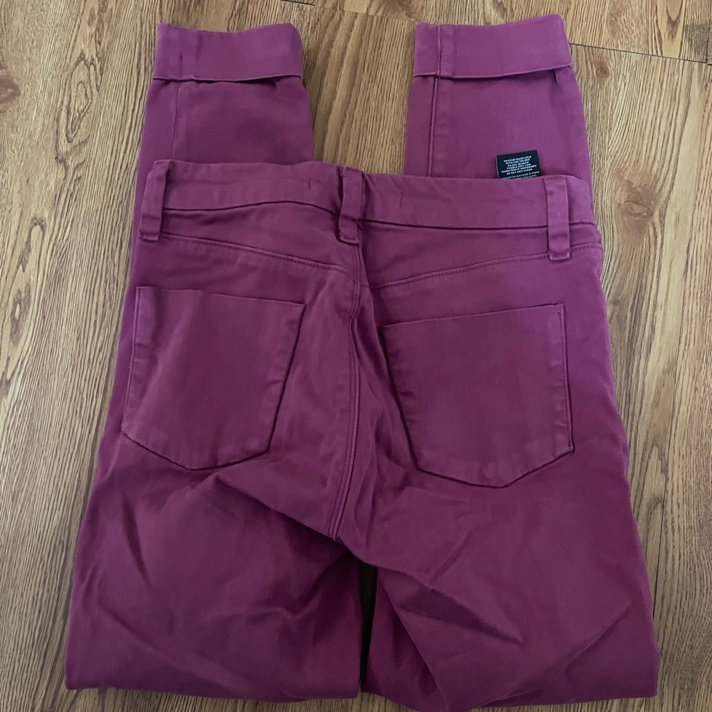 J Brand Size 25 Skinny Jeans Dark Pink